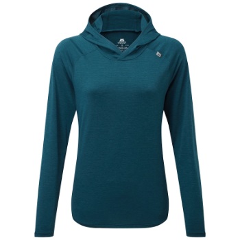 Mountain Equipment Glace Women's Hooded Top - Majolica Blue