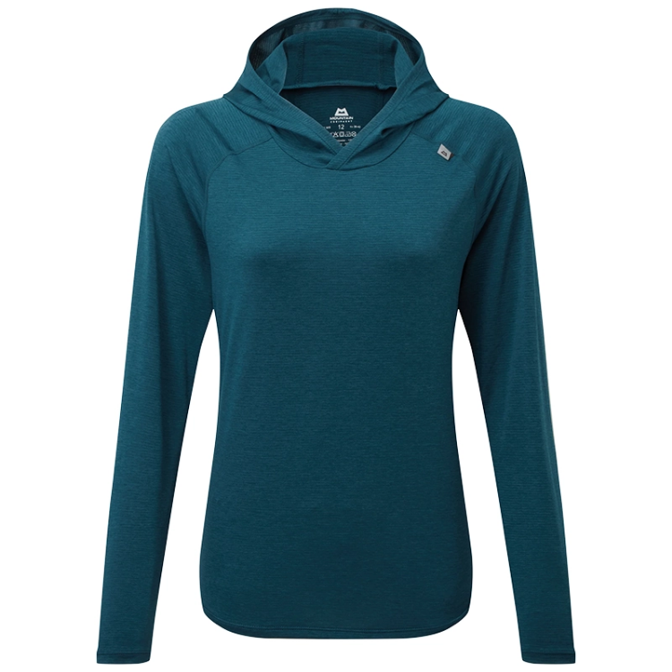 Mountain Equipment Glace Women's Hooded Top - Majolica Blue