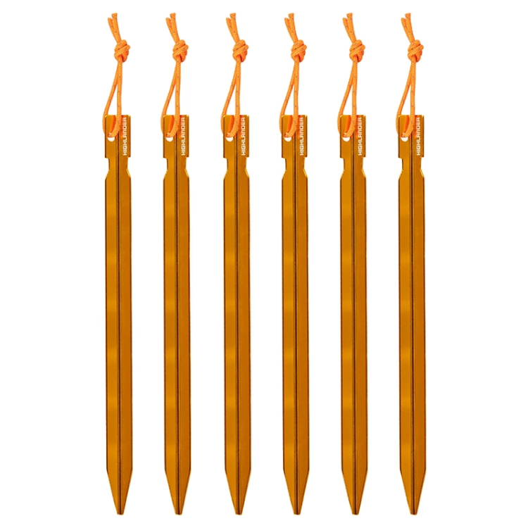 Highlander Arrow Aluminium Pegs 18cm / 7inch 6 pack