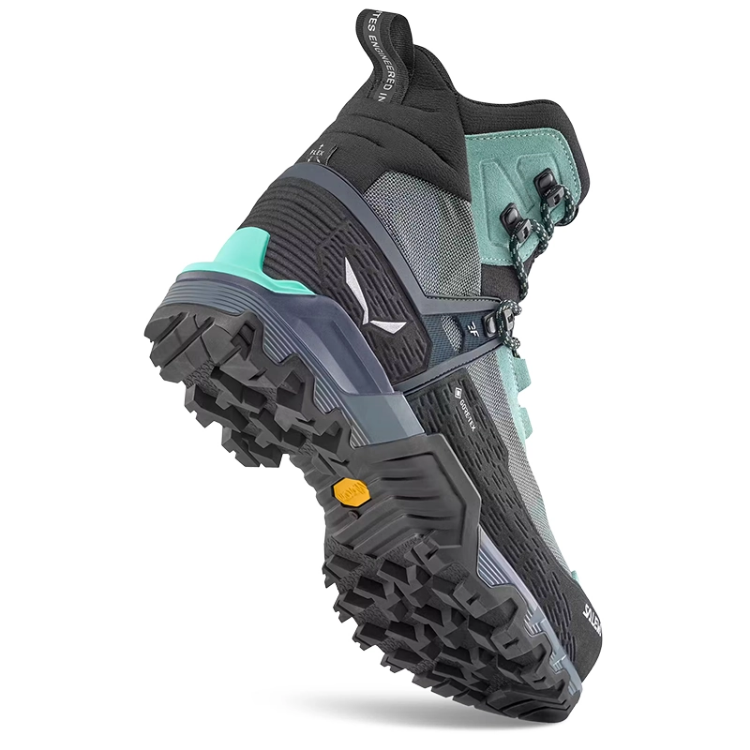 Salewa Mountain Trainer 3 Tech Mid GTX Women's - Willow / Orion Blue