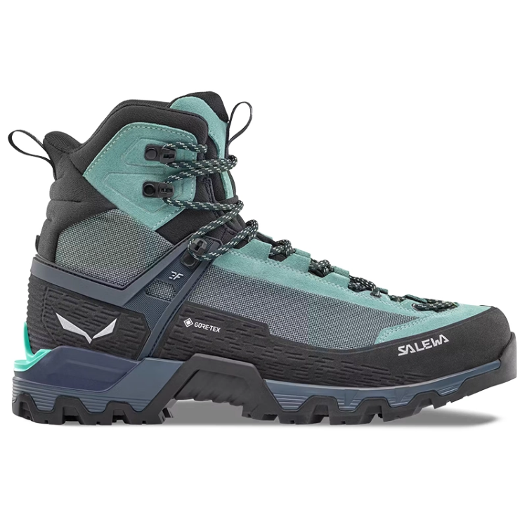 Salewa Mountain Trainer 3 Tech Mid GTX Women's - Willow / Orion Blue