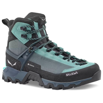 Salewa Mountain Trainer 3 Tech Mid GTX Women's - Willow / Orion Blue