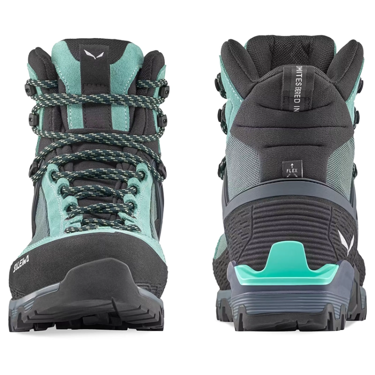 Salewa Mountain Trainer 3 Tech Mid GTX Women's - Willow / Orion Blue