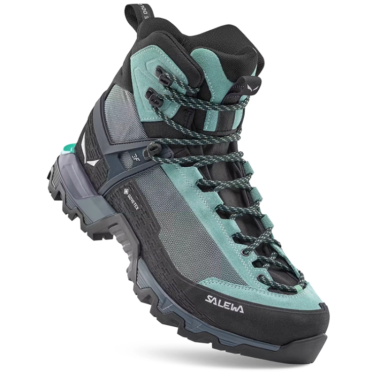 Salewa Mountain Trainer 3 Tech Mid GTX Women's - Willow / Orion Blue