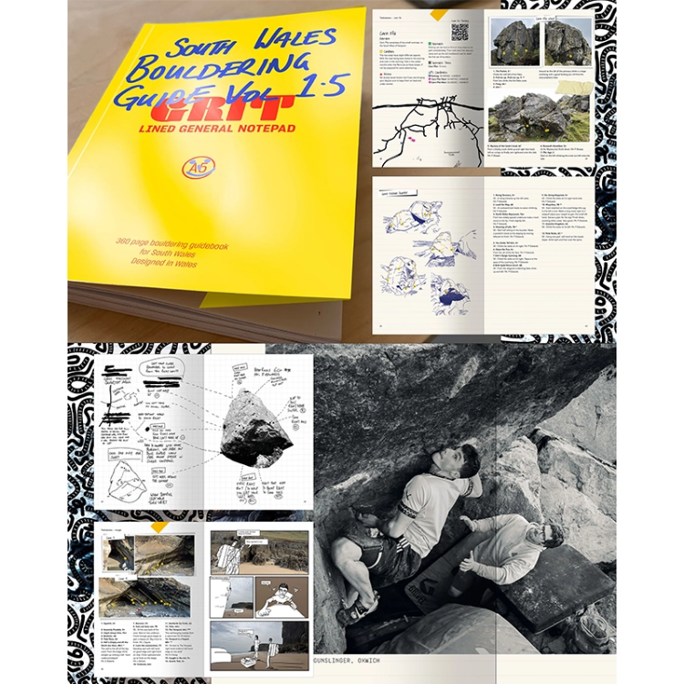 Grit Climbing South Wales Bouldering Guidebook Volume 1.5