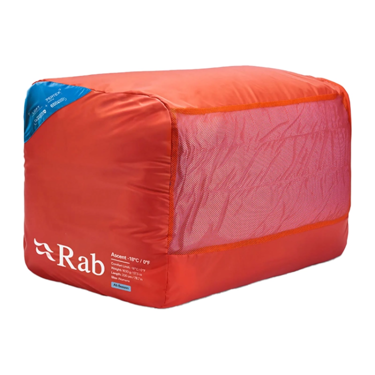 Rab Women's Ascent Down Sleeping Bag (-18°C) - Dark Bluebird / Bluebird