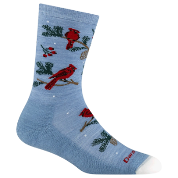 Darn Tough Women's Cardi Party Crew Lightweight with Cushion Socks - Vapor