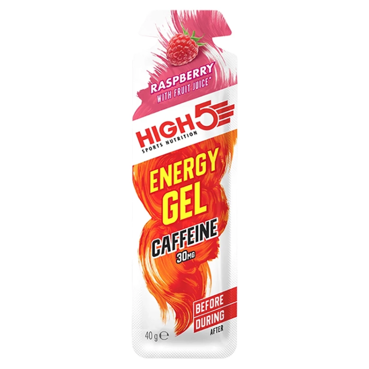 High 5 Energy Gel - Caffeine - Raspberry