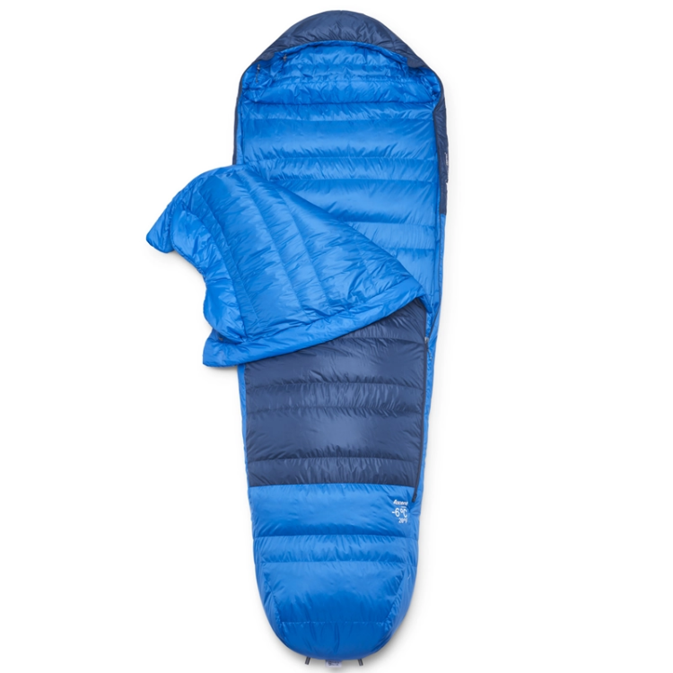 Rab Ascent Down Sleeping Bag (-6°C) - Tempest Blue / Maya Blue