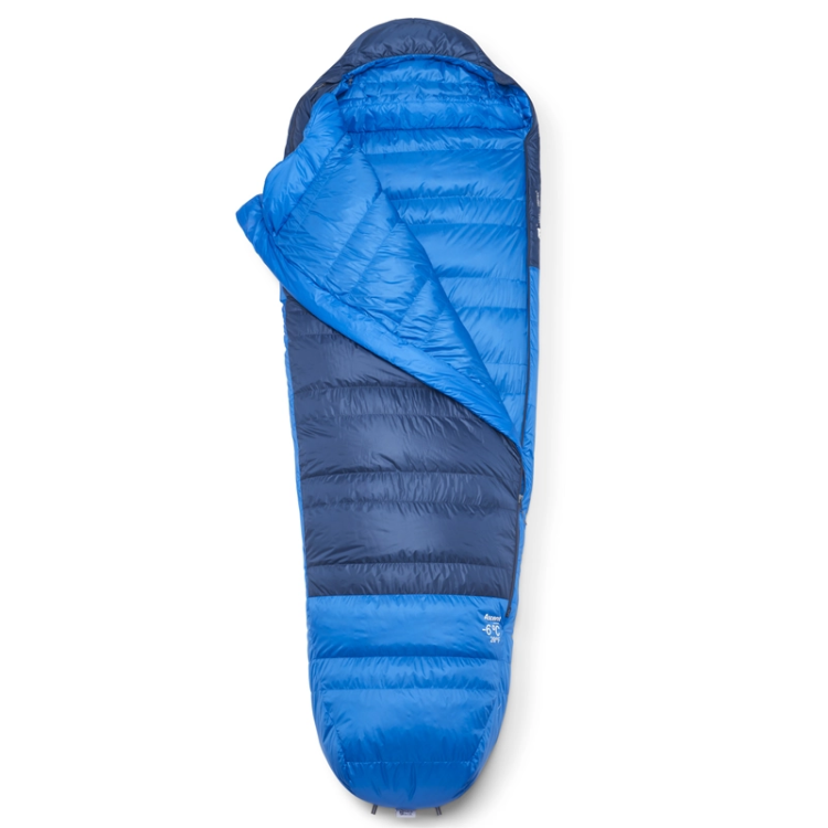 Rab Ascent Down Sleeping Bag (-6°C) - Tempest Blue / Maya Blue