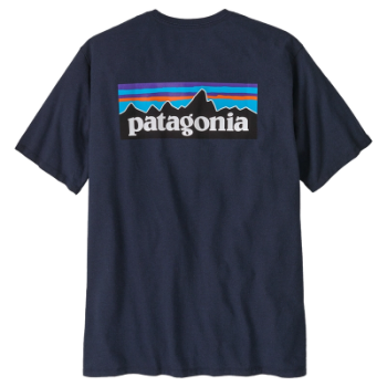 Patagonia Men's P-6 Logo Responsibili-Tee - New Navy