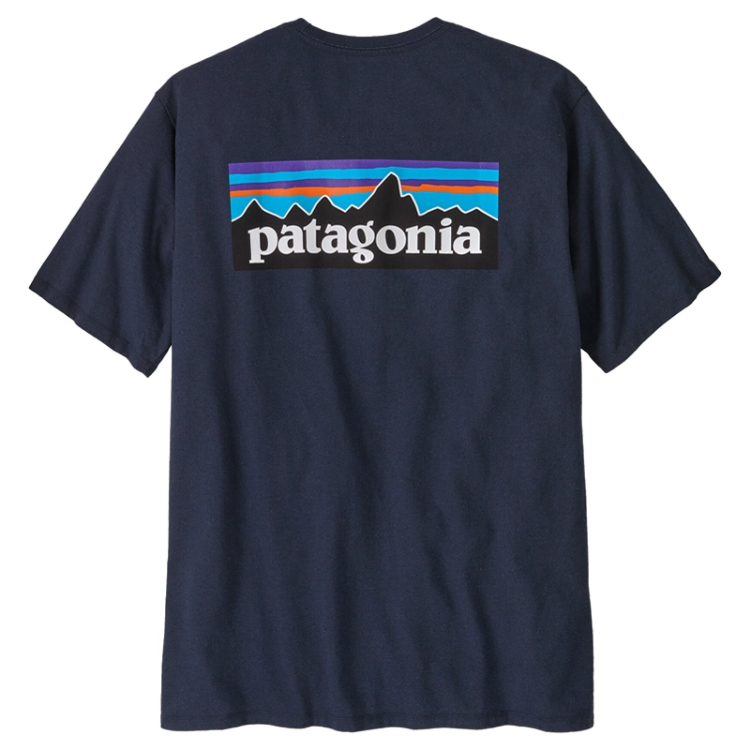 Patagonia Men's P-6 Logo Responsibili-Tee - New Navy