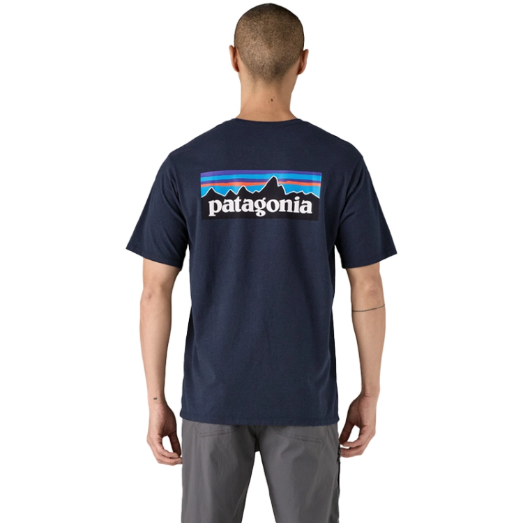Patagonia Men's P-6 Logo Responsibili-Tee - New Navy
