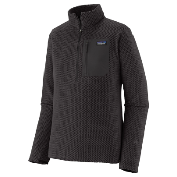 Patagonia Men's R1 Air Fleece Zip-Neck - Black