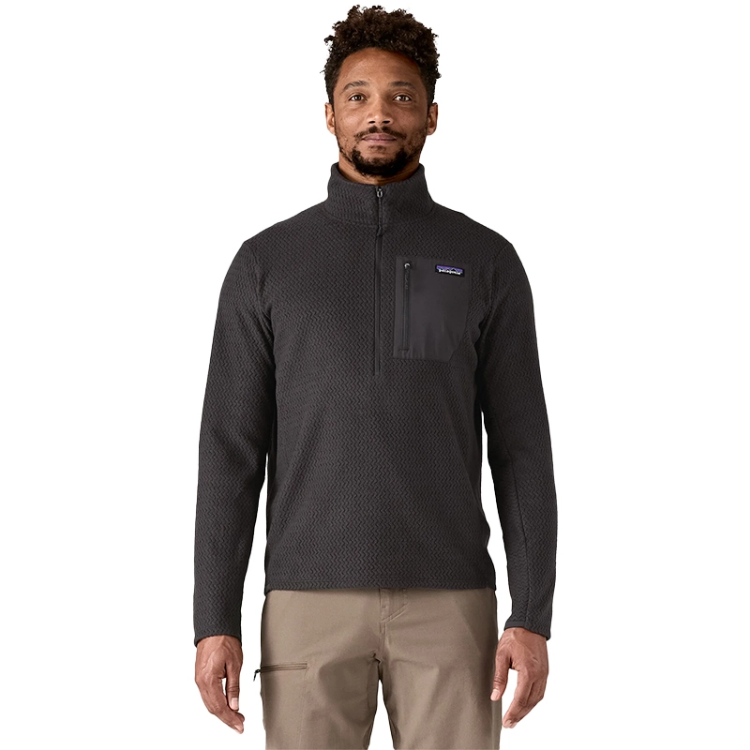 Patagonia Men's R1 Air Fleece Zip-Neck - Black