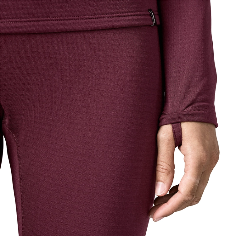 Patagonia Women's CapileneThermal Weight Crewneck - Berry Fig