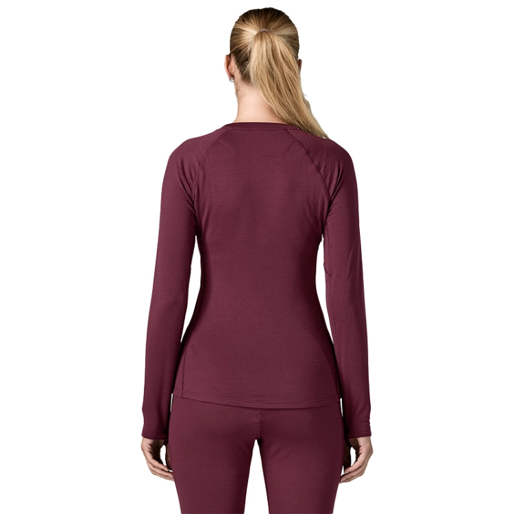Patagonia Women's CapileneThermal Weight Crewneck - Berry Fig