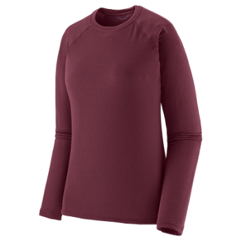 Patagonia Women's CapileneThermal Weight Crewneck - Berry Fig
