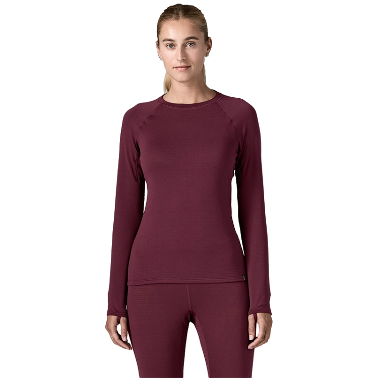Patagonia Women's CapileneThermal Weight Crewneck - Berry Fig