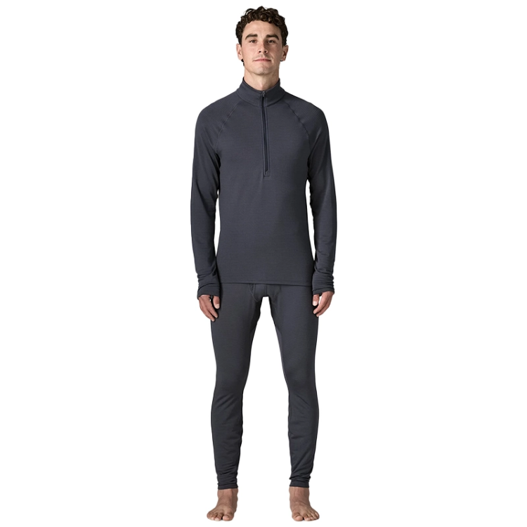 Patagonia Men's CapileneThermal Weight Zip Neck - Smoulder Blue