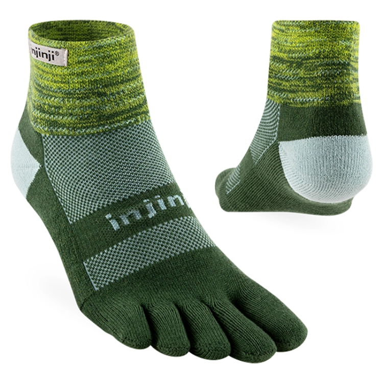 Injinji Trail Midweight Mini-Crew - Basil