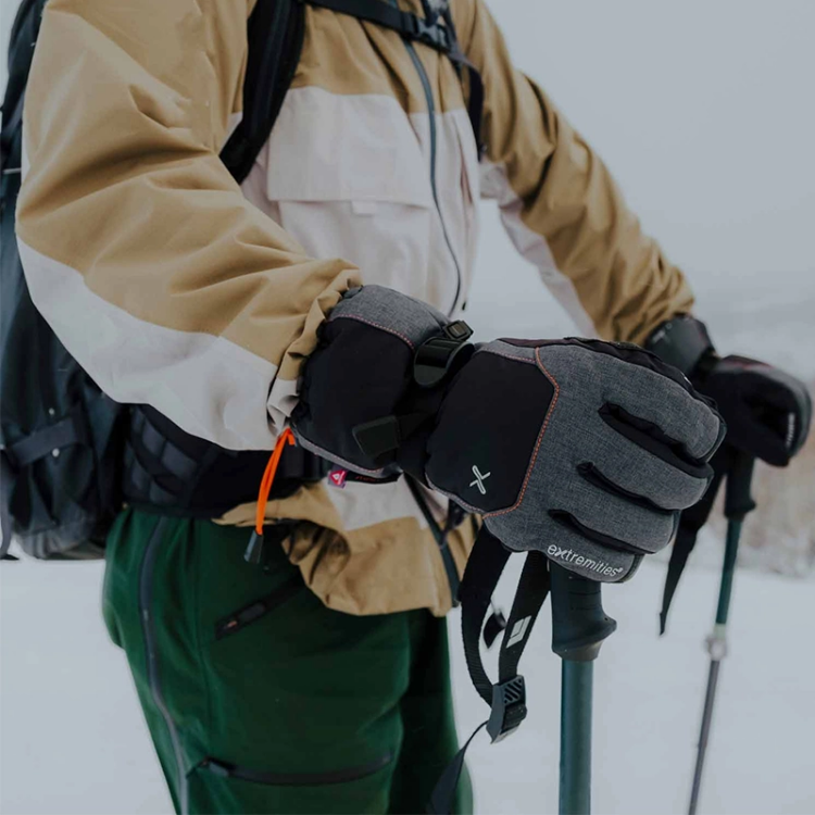 Extremities Torres Peak Glove - Grey Black