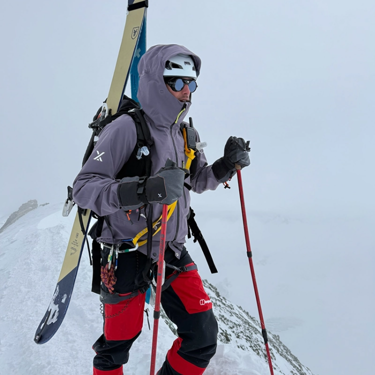Extremities Torres Peak Mitt - Grey Black