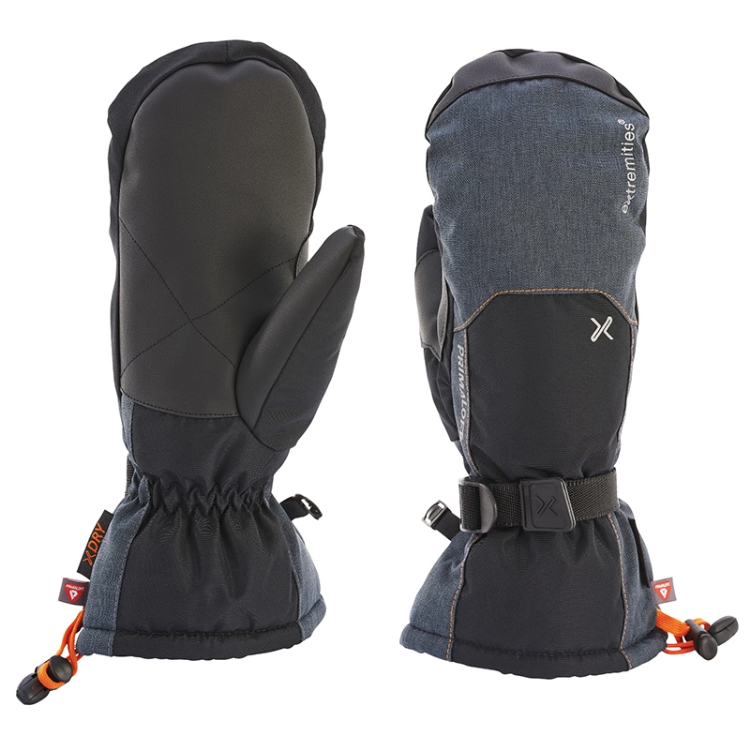 Extremities Torres Peak Mitt - Grey Black